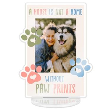 Imagem de Porta-retrato Polaroid 5,6 x 7,5 cm, aniversário, Natal, Natal, amante de animais de estimação, presente para gato, cachorro, pai, mãe, dono, carteira, tamanho mini, porta-retrato Polaroid, A House Is