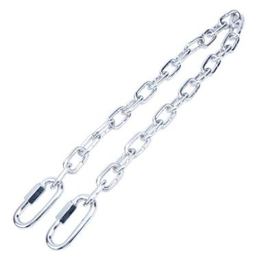 Imagem de Corrente de rolamento de carga suspensa Kit de suspensão resistente de ferro galvanizado para cadeira de rede Balanço de varanda Saco de areia Yoga aéreo 91cm 6mm de espessura