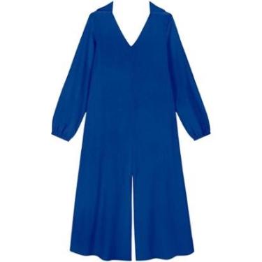 Imagem de Vestido Midi Chá Em Linho E Viscose Com Faixa Ajustável-Feminino