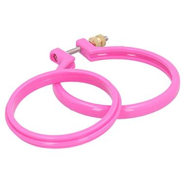 Imagem de Dpofirs Anel de Argola de Plástico Colorido para Bordado, Ponto Cruz para Costura Diy, Ideal para Iniciantes, Resistente e Durável, Uso Doméstico (3 pol.)