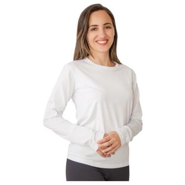 Imagem de Camisa UV 50+ Manga Longa Blusa Proteção Solar Térmica Praia Camiseta Segunda Pele Pescaria Piscina-Unissex