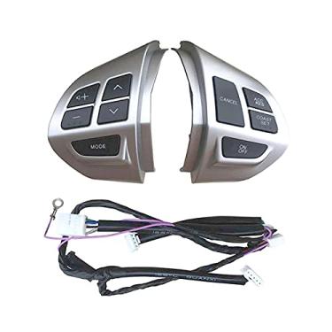 Imagem de Interruptor de cruzeiro de carro, para Mitsubishi Pajero/Montero Sport(KH) 2008-2015 / L200(KB) 2006-2016, botões de controle de volante de carro