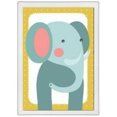 Imagem de Quadro Infantil Safari - Elefantinho 24X18Cm