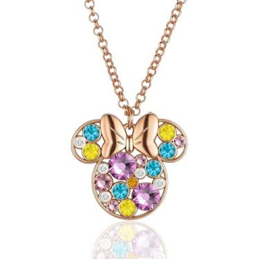 Imagem de JWDWYX Mini colar feminino, banhado a ouro 14k delicado, acessório de moda fofo, joia moderna que não mancha