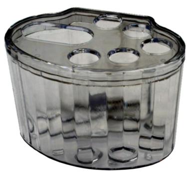 Imagem de Porta Pasta E Escova De Dentes Fumê - 154f - Daivak Porta Pasta-escova Dente Fume Daivak