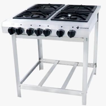 Imagem de Fogão Venancio Extra Inox Com Painel 4 Queimadores 15335