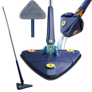 Imagem de Mop Triângulo De Cozinha Limpeza Ajustável Giratório 360 Limpa Chão Vi