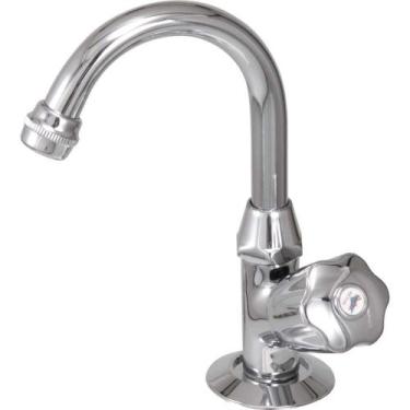 Imagem de Torneira Bica Móvel Para Lavatório, Baixa, C50, 1/2", Vp1198, Delta - 