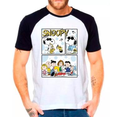 Imagem de Camiseta desenho snoopy camisa masculina lançamento 01 - DESIGN CAMISE