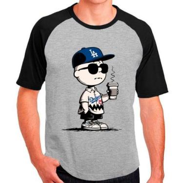 Imagem de Camiseta desenho snoopy camisa masculina lançamento 02 - DESIGN CAMISE