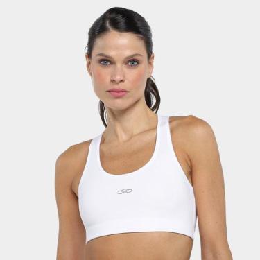 Imagem de Top Olympikus Essential Feminino, Branco, GG
