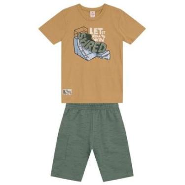 Imagem de Conjunto infantil menino skate em gel Brandili-Masculino