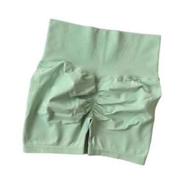 Imagem de Shorts De Yoga De Cintura Alta Respiráveis Para Mulheres, Ideais Para 