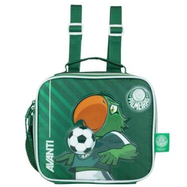 Imagem de Lancheira Térmica Palmeiras Infantil Escolar Meninos Verde