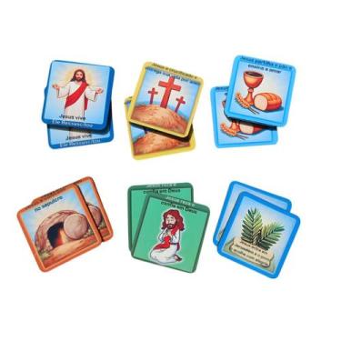 Imagem de Jogo Da Memória Infantil A Pascoa De Jesus De 6 Pares - Coleção Tea & 