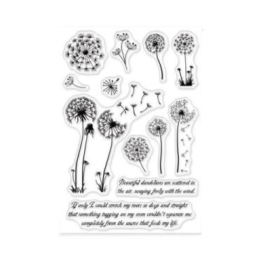 Imagem de Carimbos Transparentes De Fadas, Flores, Borboletas E Cogumelos Para C