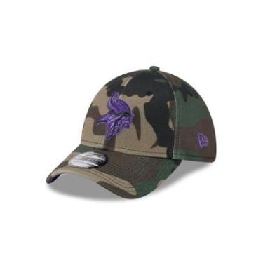 Imagem de BONE NEW ERA 39THIRTY MINNESOTA VIKINGS NFL SALUTE SERVICE 2025 MILITAR-Masculino