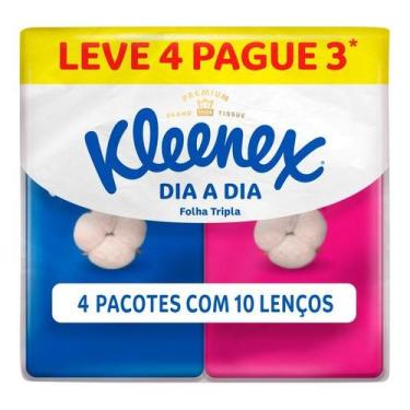 Imagem de Lenço de Papel de Bolso Kleenex Dia a Dia Leve 40 Unidades