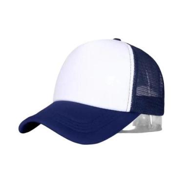 Imagem de Boné Snapback Unissex Preto - Ajustável, de Malha, para Hip Hop, 54-60