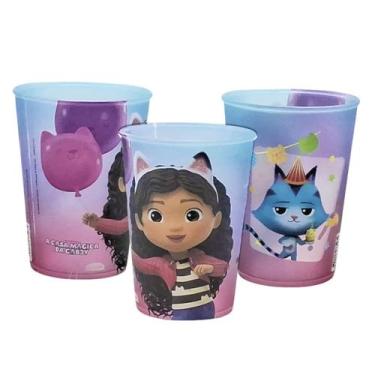 Imagem de Copo Infantil Casa Mágica da Gabby de Plástico Base de Ovo de Pascoa O