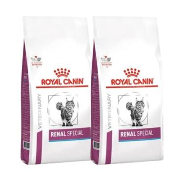 Imagem de Kit 2 Rações Royal Canin Feline Veterinary Diet Renal 1,5Kg