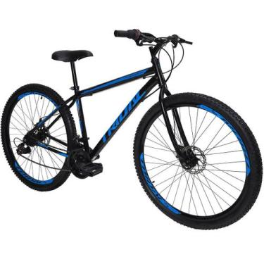Imagem de Bicicleta Aro 29 MTB 7V Index Freio a Disco Quadro Aço Tridal Bike, Az