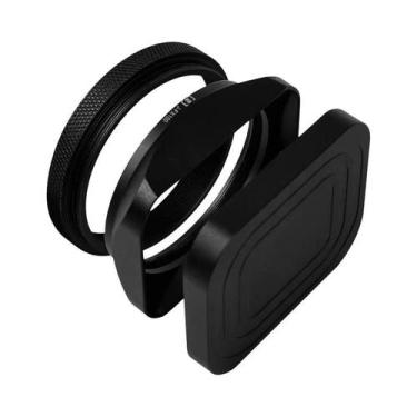 Imagem de Para-sol De Metal Com Anel Adaptador De Filtro Para Lentes Fujifilm X7