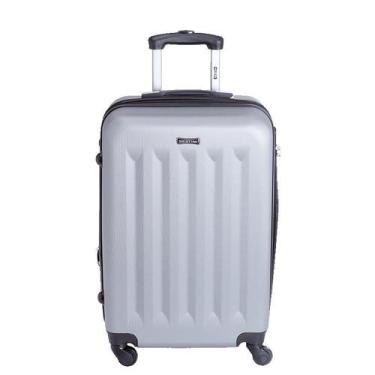 Imagem de Mala de Viagem Média com Rodas 360 4 Joy 4 - Prata - Sestini