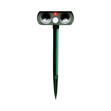 Imagem de Repelente Ultrassônico De Animais Com Energia Solar, Luz De Indução In