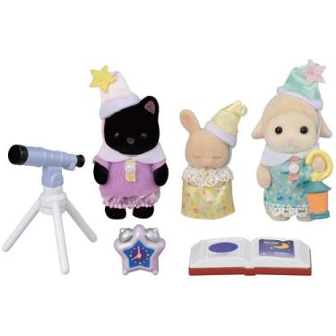 Imagem de Sylvanian families amigos do jardim da infancia noite do pijama epoch,