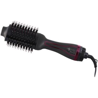 Imagem de Escova Secadora Modeladora Oval  Essenza Preta - MULTILASER, Preto e L