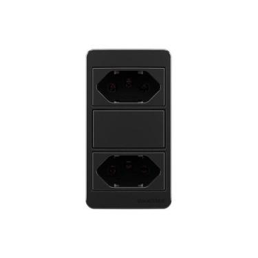 Imagem de Placa Para Condulete Caixa 3/4" Com Tomada Dupla 2p+t 20a Margirius Sl