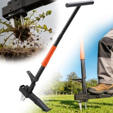 Imagem de Ferramenta extrator de ervas daninhas de jardim, remoção manual da raiz