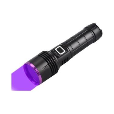 Imagem de Lanterna UV De Luz Roxa 365NM Recarregável Por USB À Prova d'Água Dete