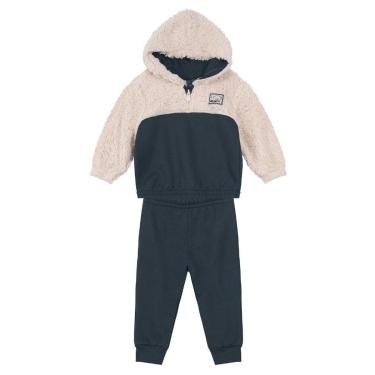 Imagem de Conjunto infantil menino peluciado Mundi Cinza-Masculino