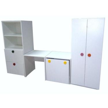 Imagem de Armário Infantil Montessoriano Rubi 100%mdf (guardaroupa Infantil) - W