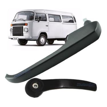 Imagem de Kit Maçaneta Interna e Externa Porta Correr Kombi 1997 Á 2014  - SHALO