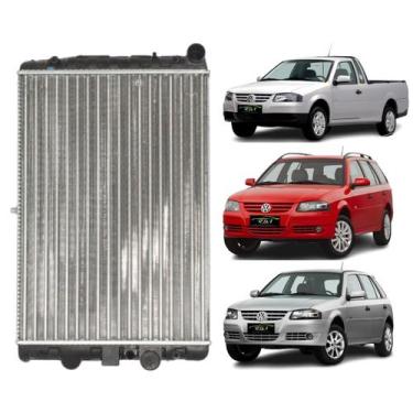 Imagem de Radiador Wv Gol Parati Saveiro G2 G3 G4 Ap 1.6 1.8 2.0 Bocal Invertido