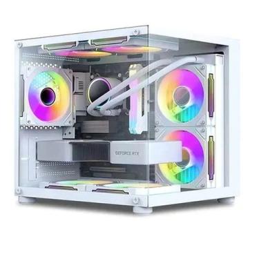 Imagem de PC Gamer Branco i5 3470, GT 730 4GB, Memoria Ram 16GB DDR3, SSD 240GB 