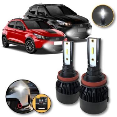Imagem de Lâmpadas Ultra Super Led Farol De Milha Fiat Argo 2025 - Code by Tech 