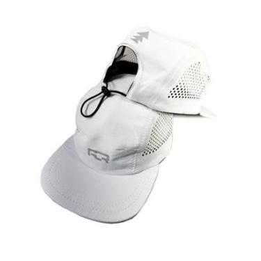 Imagem de Boné Anth Co Three Panel Runners Corrida Rua Aba Flex Branco-Masculino