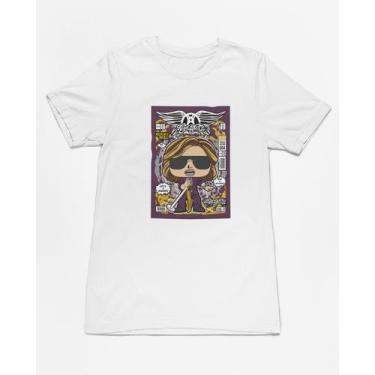 Imagem de Camiseta Poster Pop Style Inspiração Inspiração AeroSmith Estampa DTF 