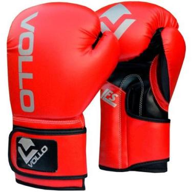 Imagem de Luva De Boxe Muay Thai Training 12OZ Vollo, Vermelho