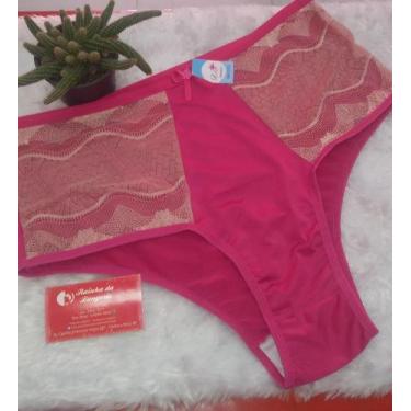 Imagem de Calcinhas senhora renda - Rainha da lingerie, Rosa, GG3