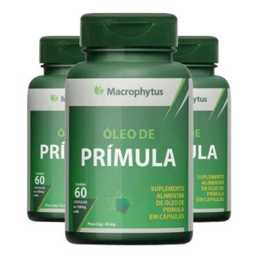 Imagem de Kit 3 Óleo de Prímula 760mg Ácido Gama-Linolênico Ômega 6 Equilibrio H