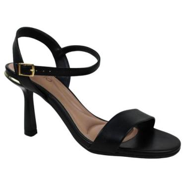Imagem de Sandália Salto Médio Beira Rio R.8545-200, Preto, 37