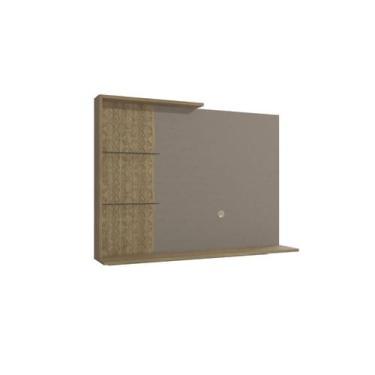 Imagem de Painel De Sala P Tv 55 Kappesberg M946 Nogueira Com Fendi