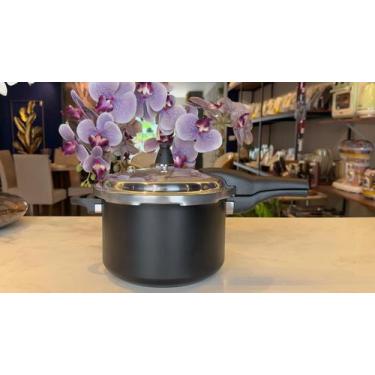Imagem de Panela de Pressão Brinox Super Antiaderente Ceramic Life 5,4 Litros Pr