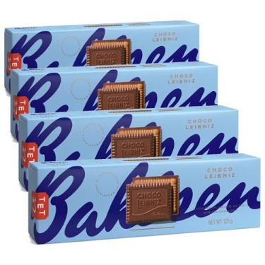 Imagem de Biscoito BAHLSEN Choco Leibnez Milk 125g (4 pacotes)