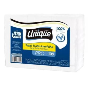 Imagem de Papel Toalha Interfolhado Mili Professional Unique Pro 1000